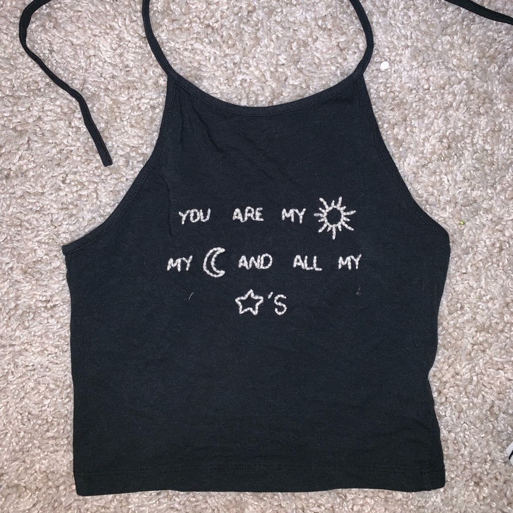 Brandy tie neck top